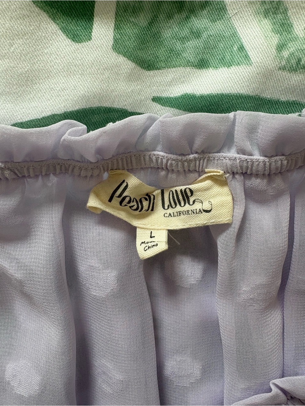 Lilac Strapless Ruffle Romper - Picture 3 of 3